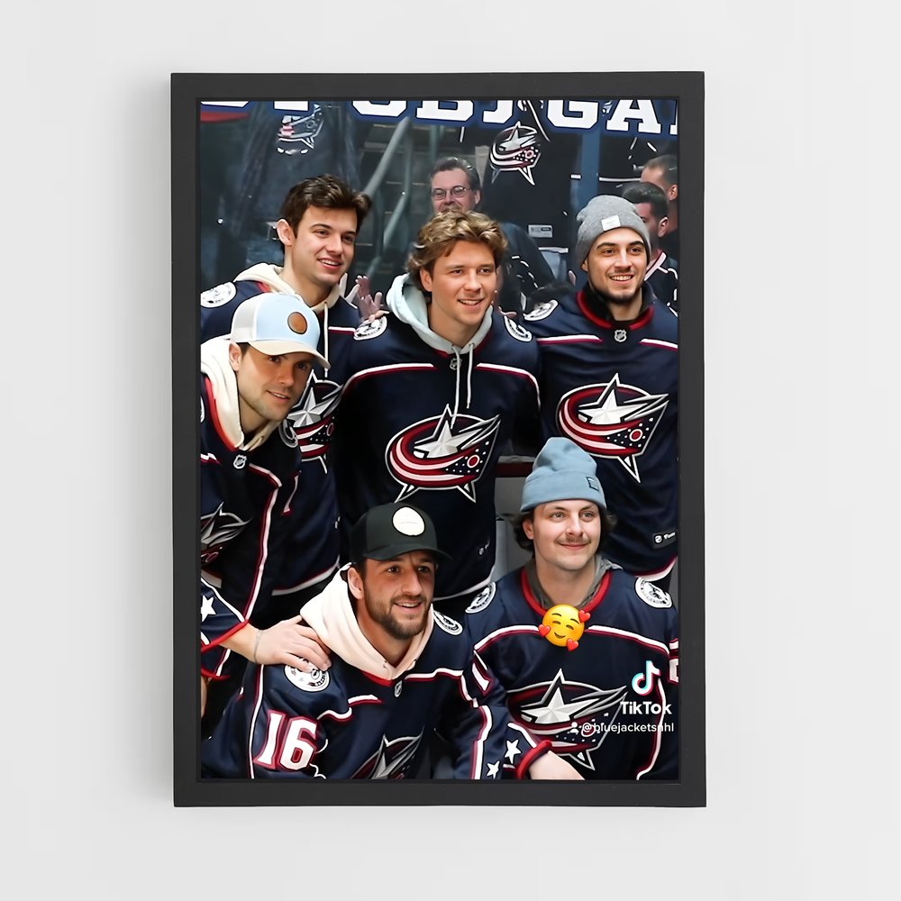Poster L'Escouade Bleu – affiche Hockey sur glace (vue 2)